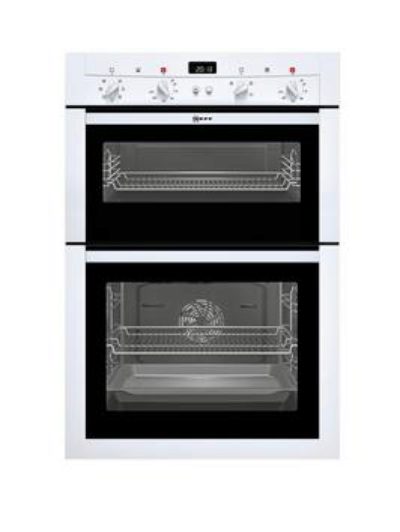 Neff U14M42W3Gb Built-In Double Electric Oven - White Neff U14M42W3Gb Built-In Double Electric Oven - White